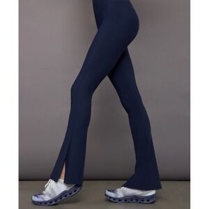 Carbon38 Split Bootcut Legging in Melt Small Navy